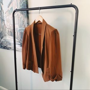 City chic mesh sleeve blazer